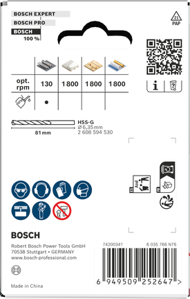 Bosch universaalne puuriga augusaag 65 x 40 mm.